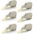 Mini Latches with Spring, 6 Pcs Cabinet Locks Compatible with Kitchen Cabinet Door