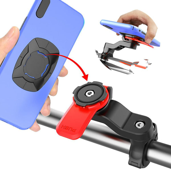 Quad Lock Out Front Bike Mount Twist Lock Mountain Bike Cradle Compatible withSamsung Xiaomi