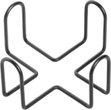 Minimalist Black Iron Coaster Holder Compatible with Round and Square Coasters