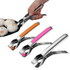 2pcs Air Fryer Camping Tools Anti-scald Tongs Pan Gripper Pot Clip Bowl Clip Black