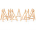 10 pcs Mini Easels 9x16 cm Wooden Display Stands Compatible with Photo Memo Place Card Holder