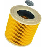 Cartridge Filter Compatible with Kärcher A 2554 Me A 2604 A 2654 Me A 2656 X Plus A 2901 A2000 Vacuum Cleaner 1 pc