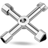 Universal Electrical Cabinet Wrench 4-in-1 for Elevators and Valves Multifunctional Tool