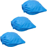 Textile Filter Bags Compatible with Lidl Parkside PNTS 1300 Wet and Dry Vacuum Cleaner Blue Washable 3pcs