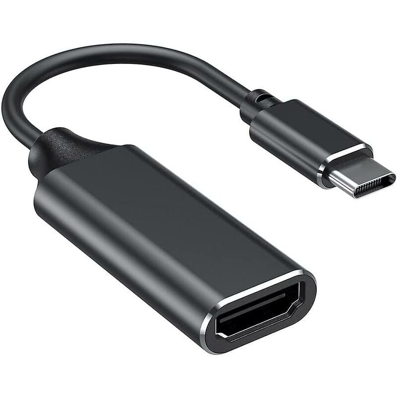 4K HDMI to USB C Adapter with Audio Video Output MacBook iPad Pro Samsung Huawei Compatible with Mate 20 Black