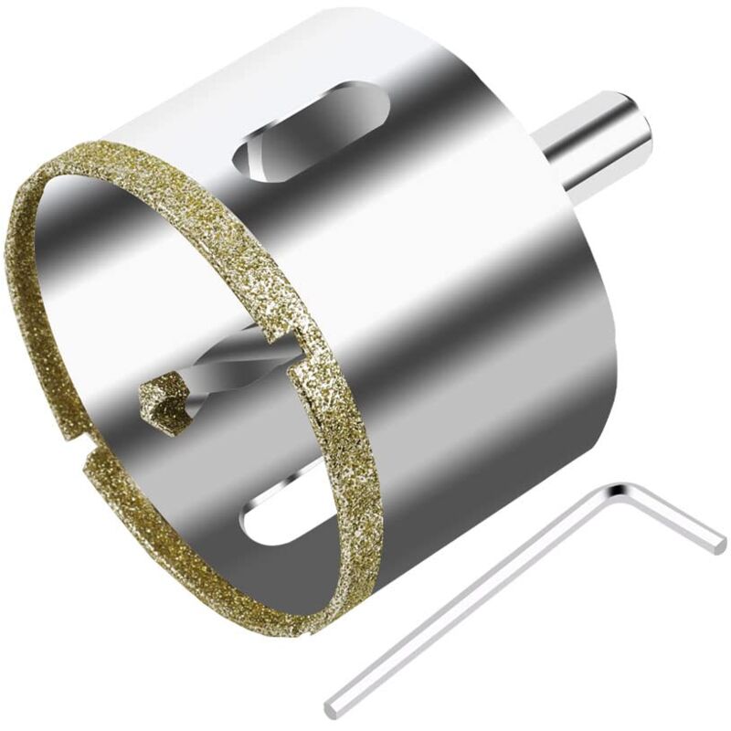 Diamond Hole Saw 100mm with Centering Drill Tile Cutter