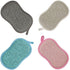 Microfiber Dish Sponges for Non-Stick Pots and Pans, Antibacterial, Reusable and Washable Scouring Pads, 4 Pack
