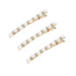 3pcs Pearl Studded Hair Clips Vintage Hair Clips Rhinestone Hair Clip Elegant Headpiece Creative Headpiece