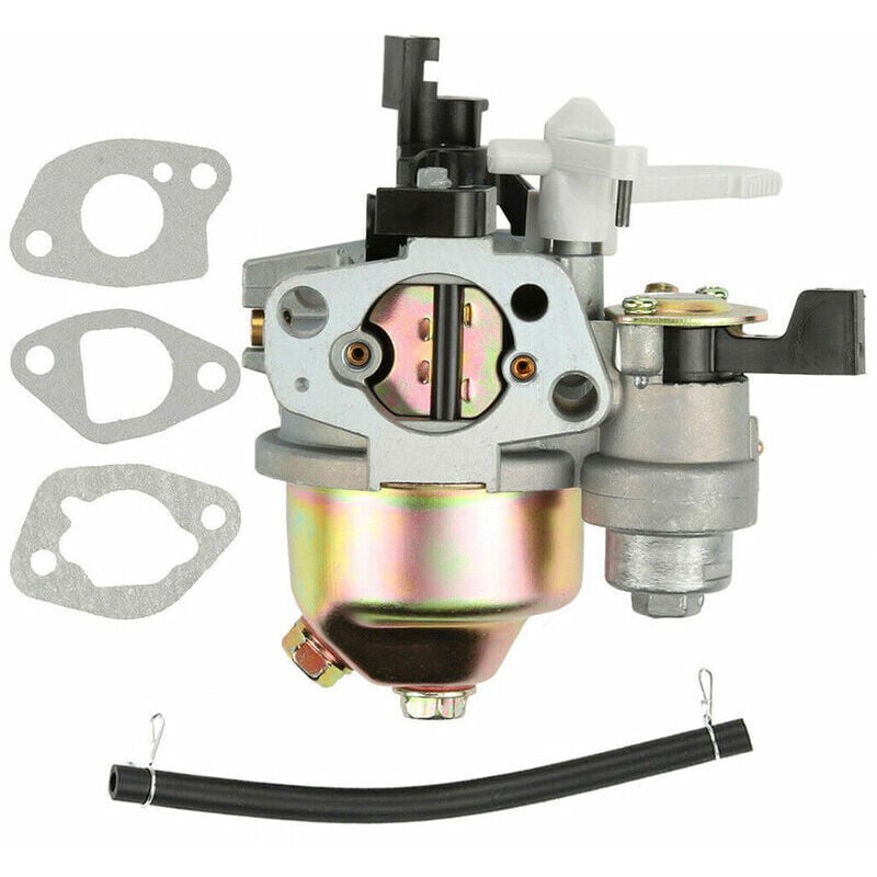Carburetor Compatible with Honda GX160 GX168F GX200 5.5HP 6.5HP Motor Fuel Hose Gasket