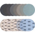 Wet Dry Sanding Discs 50mm 24-Piece 600-5000 Grit for Polishing Metal Wood