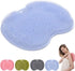 Silicone massage mat for shower back scrubber non-slip suction cups exfoliating blue