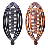 Braided Banana Clip Hair Clip Ponytail Holder for Girls, Classic Style