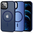 Compatible with iPhone 13 - MagSafe Case Shockproof Silicone Matte Blue