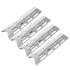 4 pcs Stainless Steel Burners Hot Plate Grill XH00463 Fits Backyard Grill