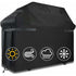 Waterproof Windproof Tear-Proof Grill Cover with Storage Bag and Straps 145x61x117cm