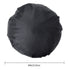 Outdoor Round Fire Pit Cover 112cm Waterproof Black Compatible with Patio
