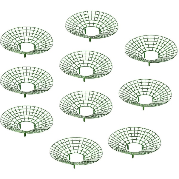 Strawberry Plant Support Cages, 10 pcs Climbing Rack Frame Holder for Balcony Garden Planting, Fruit Support