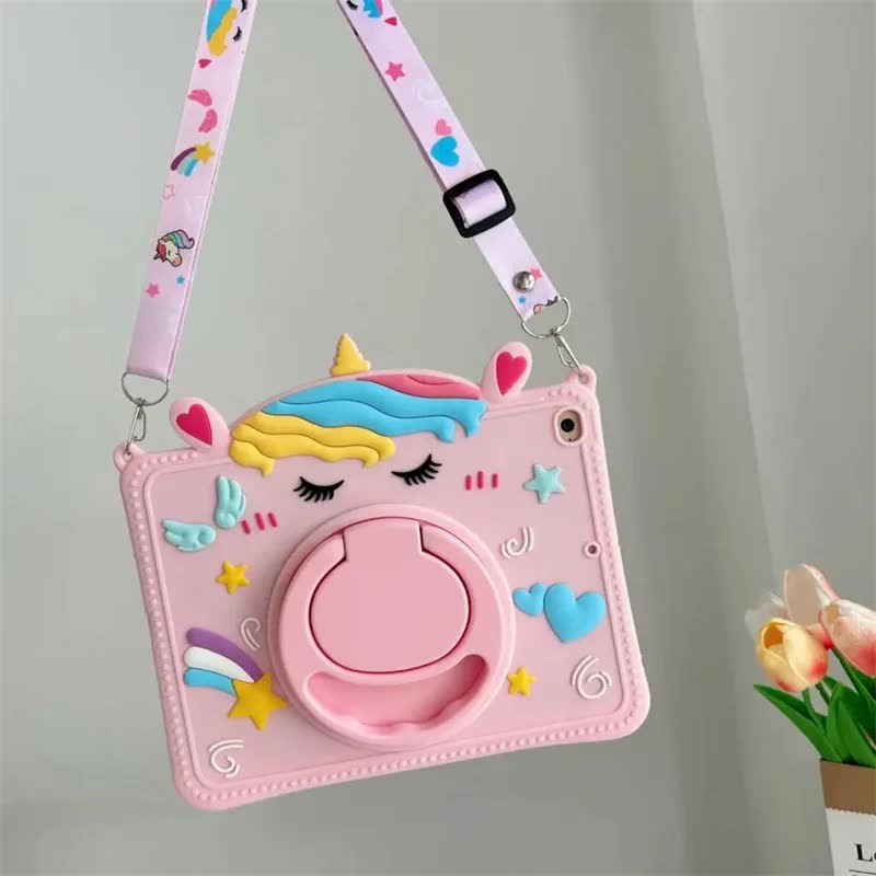 Compatible with Samsung Galaxy Tab S6 Tab A7 Lite A8 A9 Plus 11 inch Kids Unicorn Silicone Protective Case Samsung