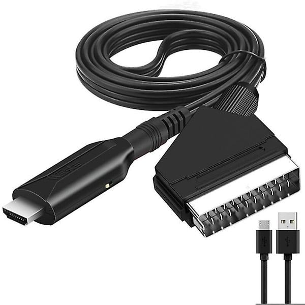 Scart to HDMI Converter All-in-One Adapter 1080P