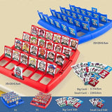 Who's There? Board Game Fun Party Family Memory Logical Thinking Antistress Interactive Guessing Classic Game Toy for Kids Character_tfrf Character