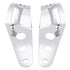 Motorcycle Headlight Mount Bracket Fork Tube Clamp Kit 35-43mm Chrome for Chopper Cafe Racer