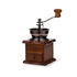 Retro Wooden Coffee Grinder Hand-Cranked Ceramic Burr Compatible with Braun Oral-B Philips