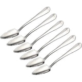 Grapefruit Spoon Set, 6 Stainless Steel Spiked Spoons for Grapefruit