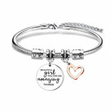 Girls Inspirational Charm Bracelet Gift for Women and Girls Pendant Bracelet You Can Do Amazing Things