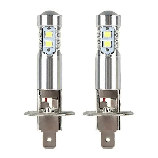 H1 LED Headlight Bulbs High and Low Beam Fog Lights 100W 6000K Conversion Kit 2x