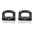 Black Silver Bakelite Handle for Frying Pan Saucepan Compatible with Kitchen Utensils 2-Pack