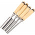 Woodcarving Chisels Set 6mm 12mm 18mm 24mm 4pcs Professional Woodworking Tools Wood Carving Sculpture Carpenter Craft