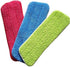 Microfiber Spray Mop Replacement Heads for Wet/Dry Mops,Flat Replacement Heads for Floor Cleaning and Scrubbing Microfiber Pros,Cleaning Pads Compatible with Bona Floor Care System (3 Pack, Blue)