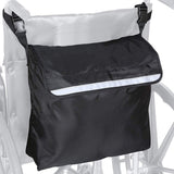 Wheelchair Pouch Wheelchair Bag Waterproof Large Wheelchair Accessories Bags to Hang on Back and Wheelchair Backpack Storage Bag