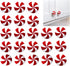 JOASIS 20 Pack Christmas Silicone red White Candy Cabinet knob Covers for a Variety of Kitchen, Living Room, and Bedroom Cabinet knobs