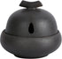 Matte Glaze Garlic Keeper for Counter Countertop Storage Ceramic Jars Garlic Holder Give it to a Friend Who Owns a Restaurant Garlic Container, Black, djdrtjtydkjtyk45154854