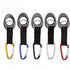 Durable Silicone Water Bottle Holder Hook Carrier with Carabiner Clip & Key Ring, Fits Any 12oz, 17oz and 25oz Water Bottles for Outdoor Activities Camping Hiking Traveling or Daily Use