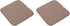 Square Bar Stool Seat Cushion with Ties 11 x 11 Inch Soft Comfort Stool Cushion Cover Barstool Cushion Seat Pad Set of 2 (11x11 inch, Coffee)