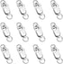 925 Sterling Silver Lobster Claw Clasp 12pcs with Closed Jump Rings, Small Connector with Jump Ring for Necklaces Jewelry Bracelet Making Supplies Lobster Claw Clasp (0.39 x 0.16 inch)