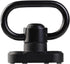QD Sling Mount kit Rail Adapter Adaptor Push Button Quick Release Strap Buckle, Black