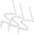 3pcs Reliable Steel Fixing Accessories for Garden Patio Parasols Compatibility for Support