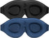 2 Pack 100% Blackout Sleep Masks Most Comfortable Contoured Eye Cups and Nose Covering for Women Men, 3D Pillow Eye Masks 0 Pressure on Eyelids & Eyelashes(Black&Navy)