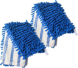 2 Pack Microfiber Mop Refills Compatible with O-Cedar Dual-Action Flip Mop Resuable Replacement Mop Heads for Dry & Wet Use