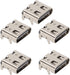 5pcs Type C Charging Port for, Replacement Controller USB C Charging Socket, Standard Type C Interface