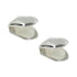 4pcs Silver Plated Small Single Tooth Cap Hip Hop Teeth Grill Decoration
