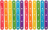 Wooden Lolly Sticks Craft Popsicle Sticks Craft Sticks Ice Cream Sticks with Holes DIY Crafts 50PCS (Colorful)