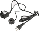 Water Fountain Pump, 2W Submersible Pump with 4 Colorful Lights for Rockery Fountain Pool Garden Pond Fish Aquarium Statuary(US Plug) Water Pumps