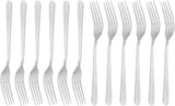 Heavy Weight Dinner Fork Set, 18-0 Stainless Steel 12-Piece, 7 Inches Table Forks