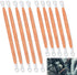 10pcs Universal Automotive Ground Straps, 10/12 inch Engine Ground Strap Kit Braided Copper Ground Straps Automotive Ground Strap Wire Ground Strap Connectors for Most Cars (Copper)