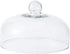 9 Inch Clear Glass Cake Dome, Home Kitchen Food Cover Pastry Display Stand Cheese Pudding Dome Cake Fresh Keeping Cover(Size:23cm)