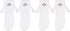 2 Pairs Hand Holding Socks for Kids, Funny Magnetic Mid-Tube Socks White Smile Face Matching Crazy Silly Slipper Socks Magnet Friendship Birthday Gift for Children Toddler (1-3T)